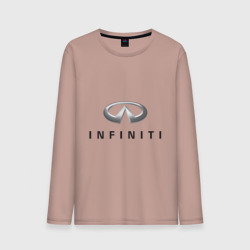Мужской лонгслив хлопок Logo Infiniti