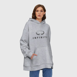 Худи SuperOversize хлопок Logo Infiniti - фото 2