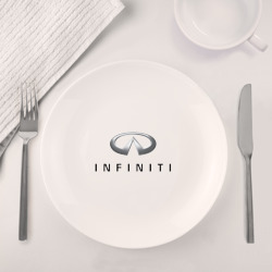 Набор: тарелка + кружка Logo Infiniti - фото 2