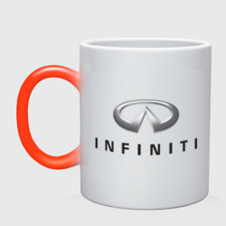 Кружка хамелеон Logo Infiniti