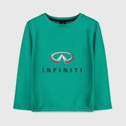 Детский лонгслив хлопок Logo Infiniti