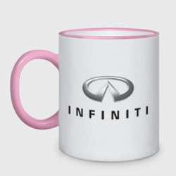 Кружка двухцветная Logo Infiniti