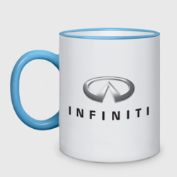 Кружка двухцветная Logo Infiniti