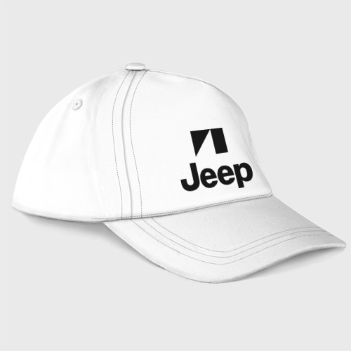 Бейсболка Jeep logo, цвет белый