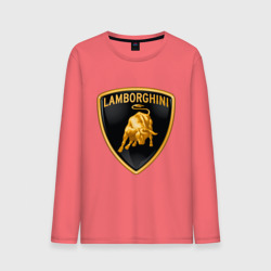 Мужской лонгслив хлопок Lamborghini logo