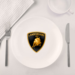 Набор: тарелка + кружка Lamborghini logo - фото 2