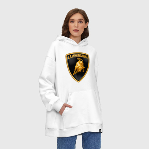 Худи SuperOversize хлопок Lamborghini logo - фото 4