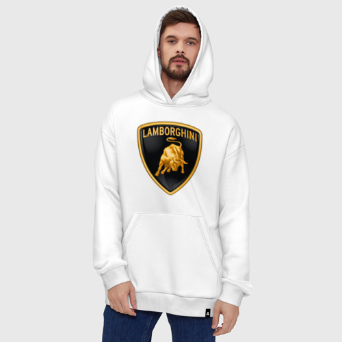 Худи SuperOversize хлопок Lamborghini logo - фото 5