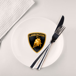 Тарелка Lamborghini logo