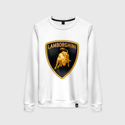 Женский свитшот хлопок Lamborghini logo