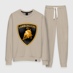 Женский костюм хлопок Lamborghini logo