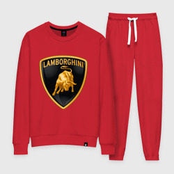 Женский костюм хлопок Lamborghini logo