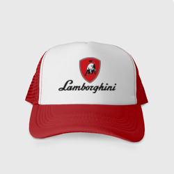 Кепка тракер с сеткой Logo Lamborghini