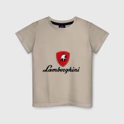 Детская футболка хлопок Logo Lamborghini