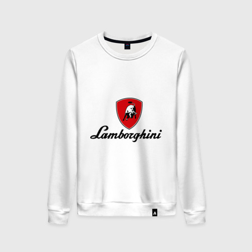 Женский свитшот хлопок Logo Lamborghini