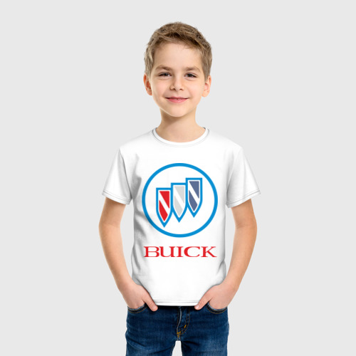 Детская футболка хлопок Logo buick - фото 3
