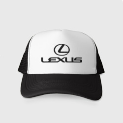 Кепка тракер с сеткой Lexus logo