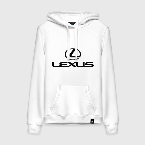 Женская толстовка хлопок Lexus logo, цвет белый