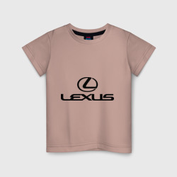 Детская футболка хлопок Lexus logo