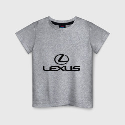 Детская футболка хлопок Lexus logo