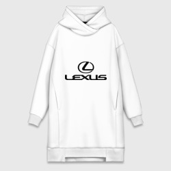 Платье-худи хлопок Lexus logo