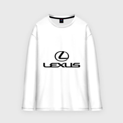 Мужской лонгслив oversize хлопок Lexus logo