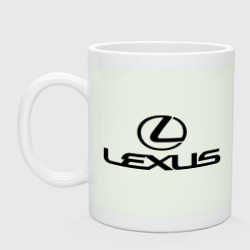 Кружка керамическая Lexus logo