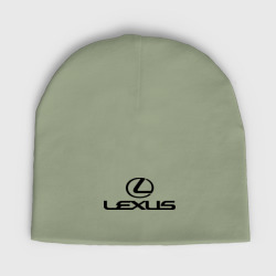 Женская шапка демисезонная Lexus logo