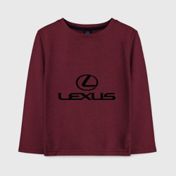 Детский лонгслив хлопок Lexus logo