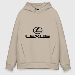 Мужское худи Oversize хлопок Lexus logo