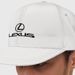 Lexus logo – Кепка снепбек с прямым козырьком с принтом купить