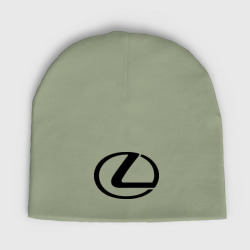 Женская шапка демисезонная Logo Lexus