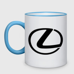 Кружка двухцветная Logo Lexus