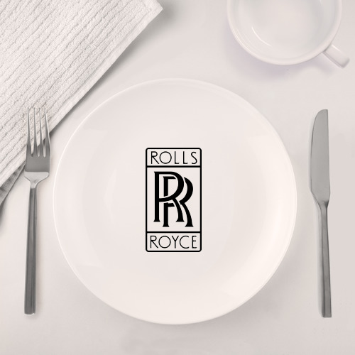 Набор: тарелка + кружка Rolls-Royce logo - фото 4