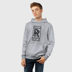 Детская толстовка хлопок Rolls-Royce logo - фото 2