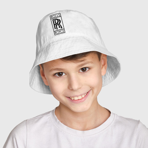 Детская панама хлопок Rolls-Royce logo - фото 3