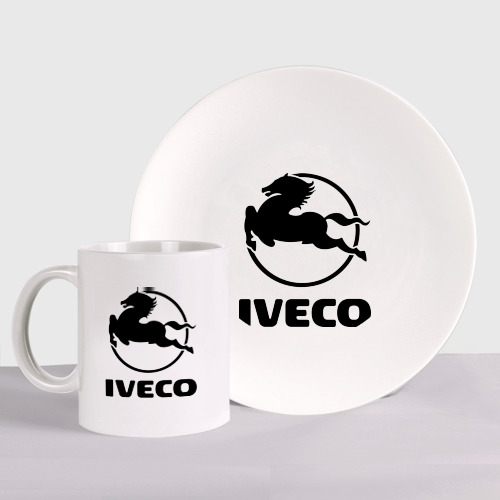 Набор: тарелка + кружка Iveco