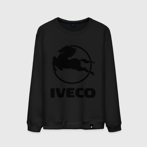 Мужской свитшот хлопок Iveco, цвет черный