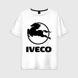 Женская футболка хлопок Oversize Iveco