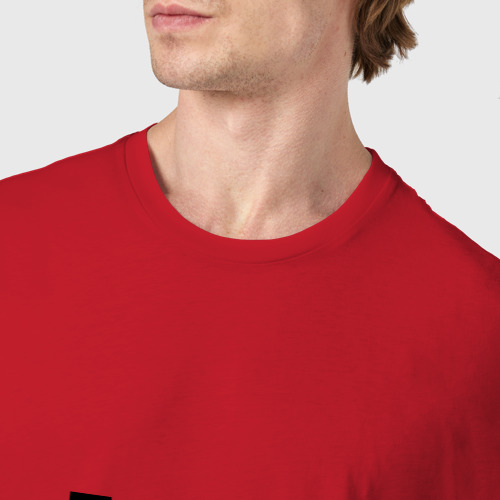 Мужская футболка хлопок АЗЛК «Москвич», цвет красный - фото 6