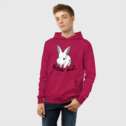 Детская толстовка хлопок Следуй за белым кроликом - фото 2