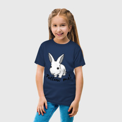 Детская футболка хлопок Следуй за белым кроликом - фото 2