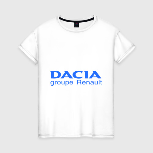 Женская футболка хлопок Dacia, цвет белый