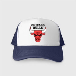 Кепка тракер с сеткой Chicago bulls logo