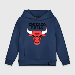 Детское худи Oversize хлопок Chicago bulls logo