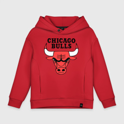 Детское худи Oversize хлопок Chicago bulls logo