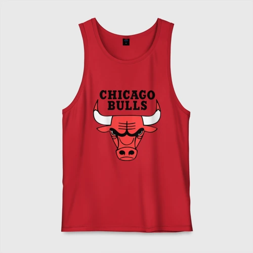Мужская майка хлопок Chicago bulls logo