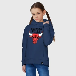 Детское худи Oversize хлопок Chicago bulls logo - фото 2