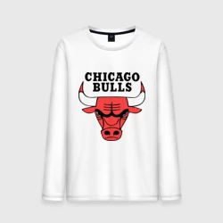 Мужской лонгслив хлопок Chicago bulls logo