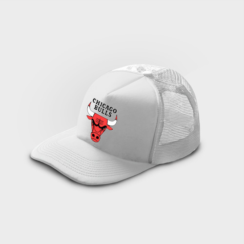 Кепка тракер с сеткой Chicago bulls logo, цвет белый - фото 3